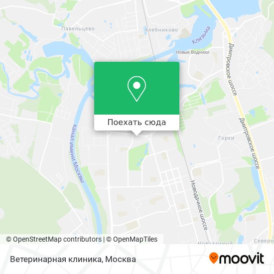 Карта Ветеринарная клиника