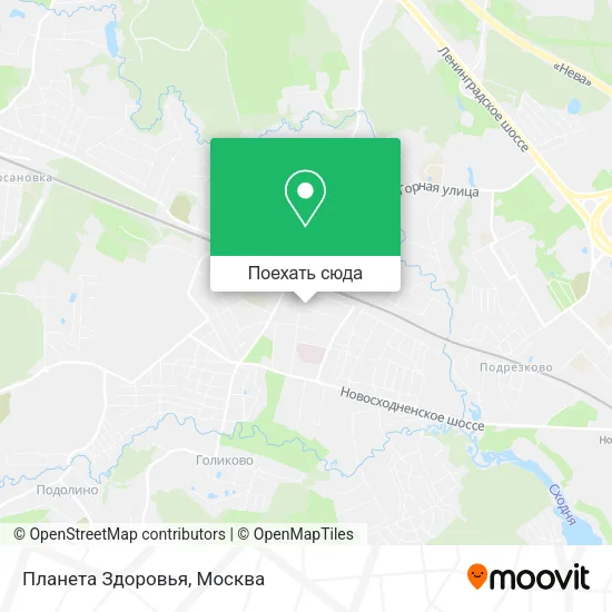 Карта Планета Здоровья