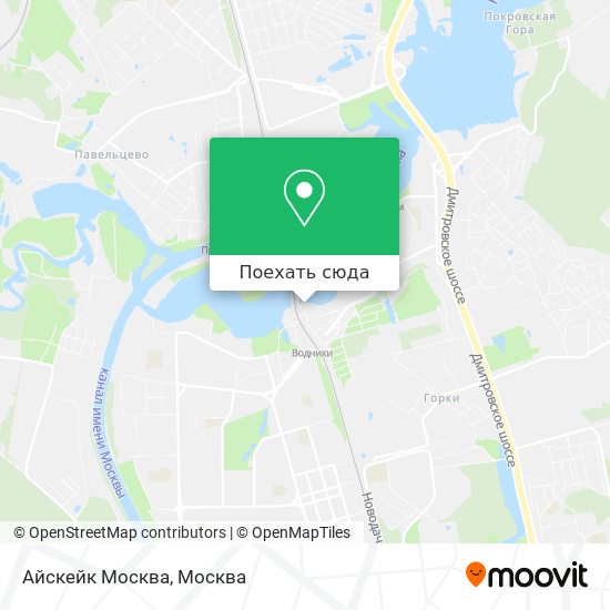 Карта Айскейк Москва