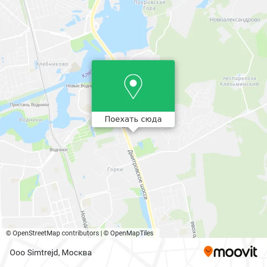 Карта Ooo Simtrejd