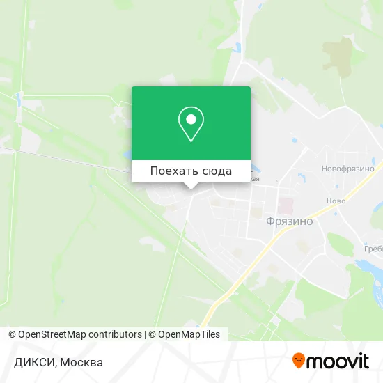 Карта ДИКСИ