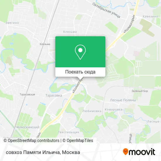 Карта совхоз Памяти Ильича