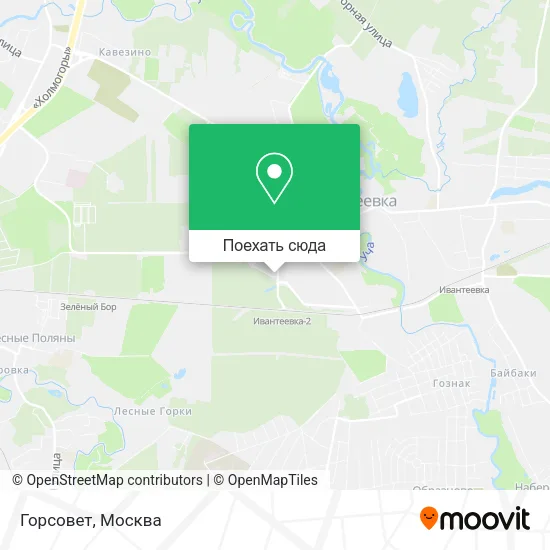 Карта Горсовет
