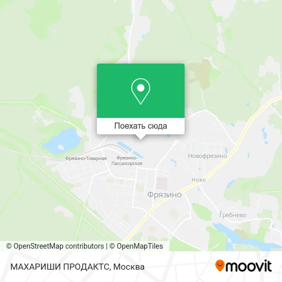 Карта МАХАРИШИ ПРОДАКТС