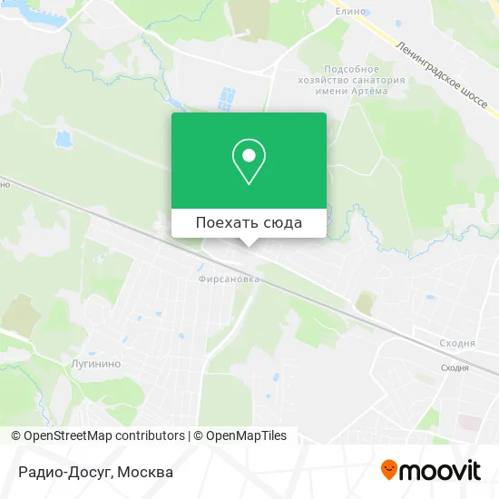 Карта Радио-Досуг