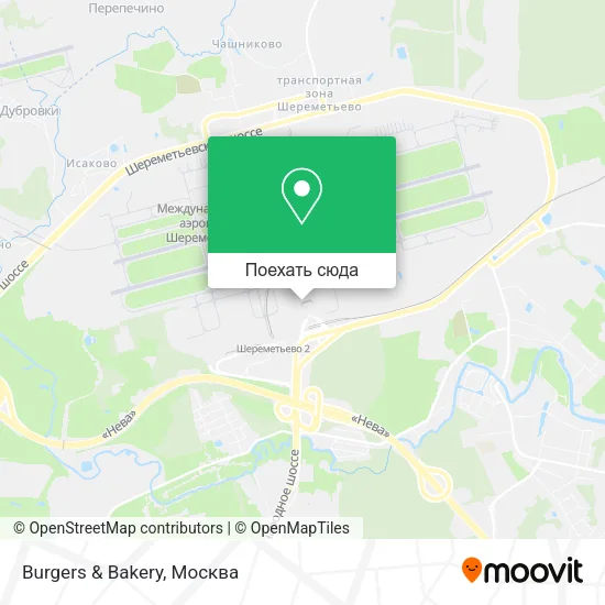 Карта Burgers & Bakery