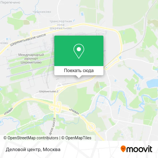 Карта Деловой центр