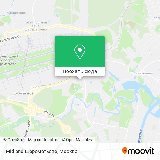 Карта Midland Шереметьево
