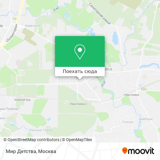 Карта Мир Детства