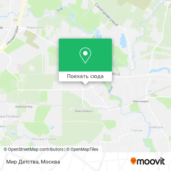 Карта Мир Детства
