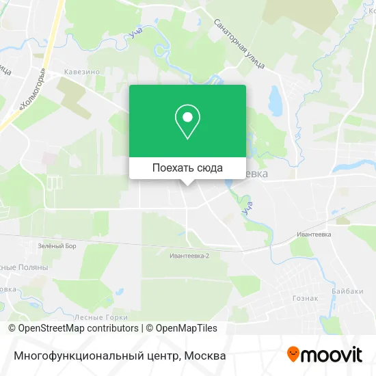 Карта Многофункциональный центр