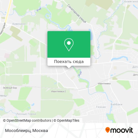 Карта Мособлеирц