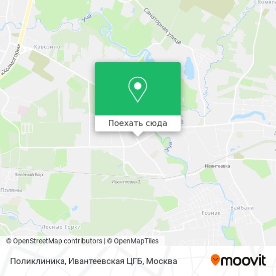 Карта Поликлиника, Ивантеевская ЦГБ
