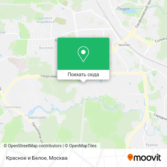 Карта Красное и Белое