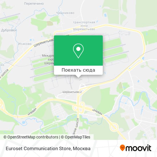 Карта Euroset Communication Store