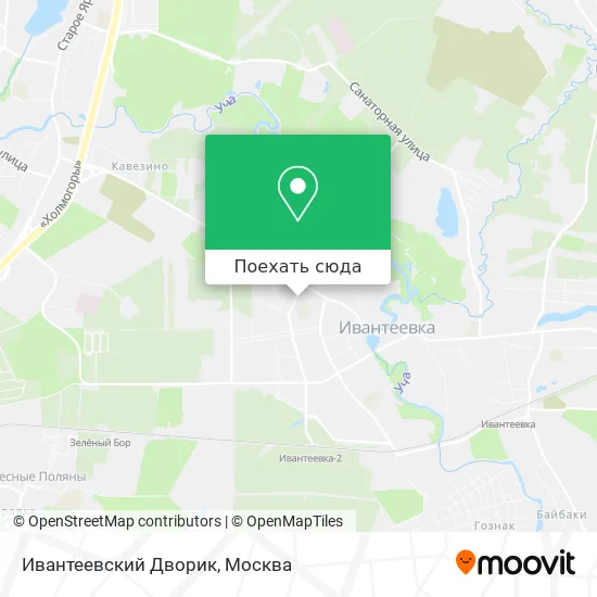 Карта Ивантеевский Дворик