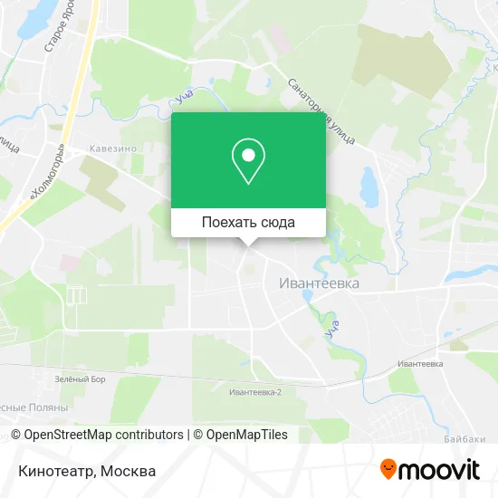 Карта Кинотеатр