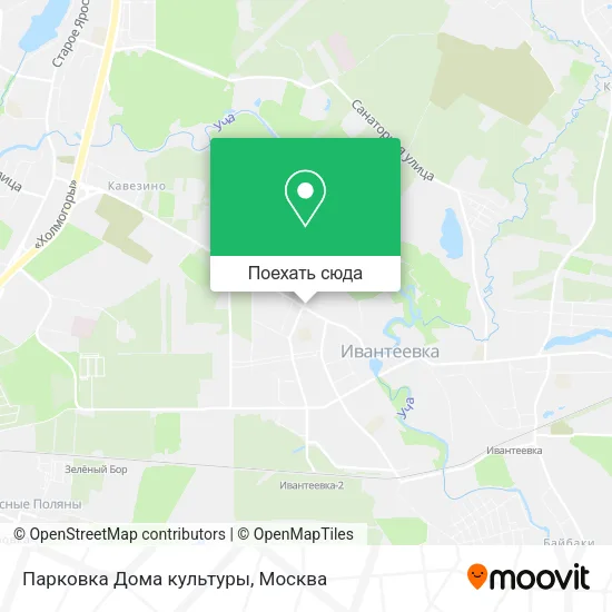 Карта Парковка Дома культуры