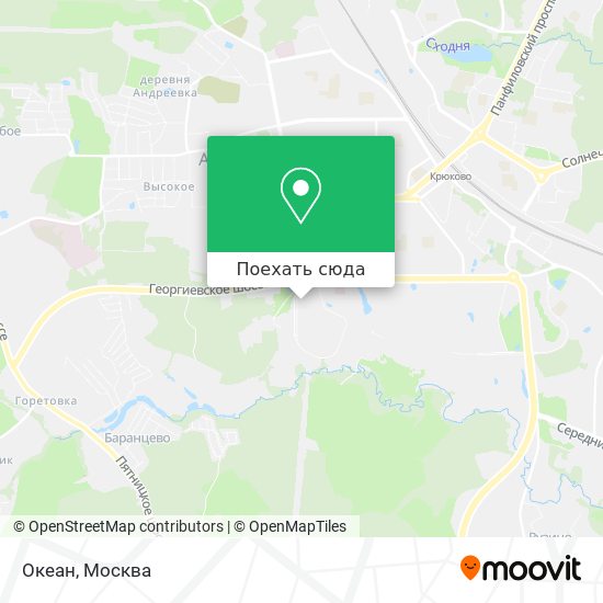 Карта Океан