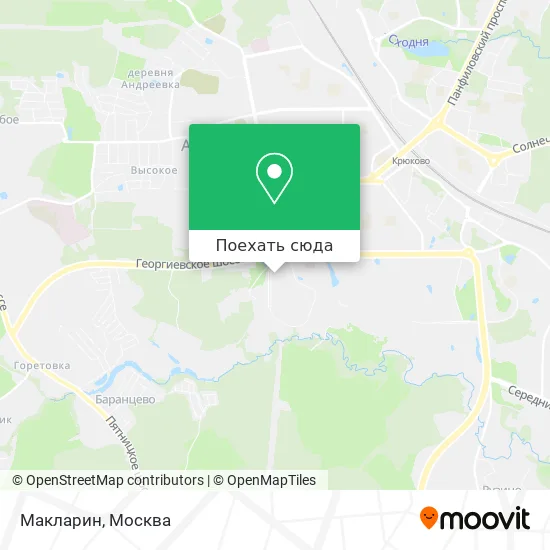 Карта Макларин