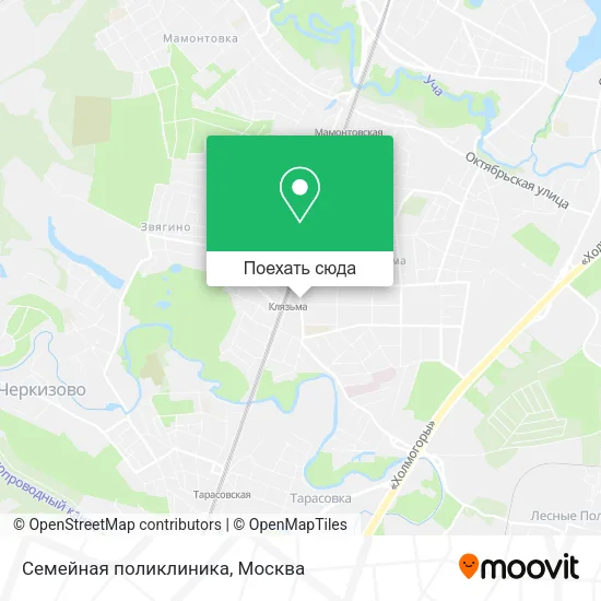 Карта Семейная поликлиника
