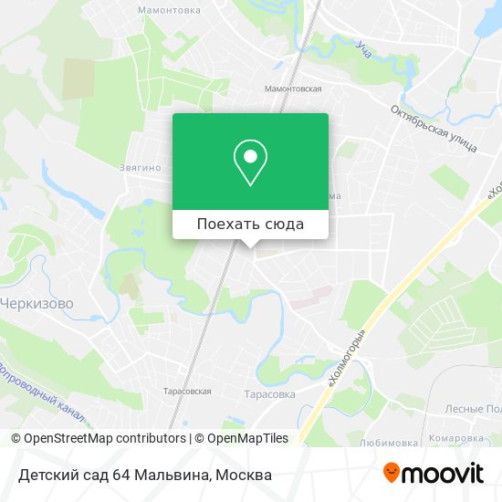 Карта Детский сад 64 Мальвина