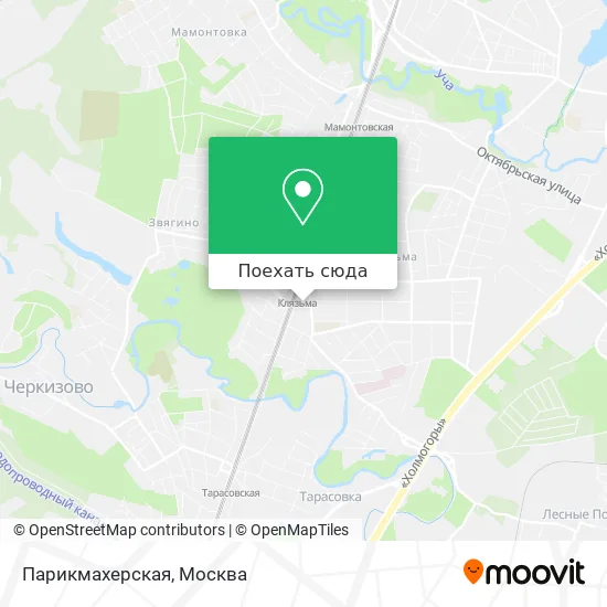 Карта Парикмахерская