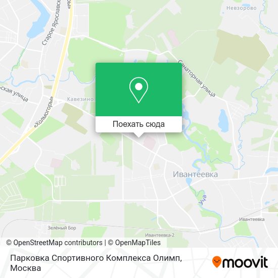 Карта Парковка Спортивного Комплекса Олимп