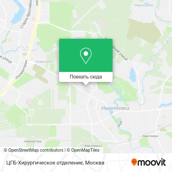 Карта ЦГБ-Хирургическое отделение