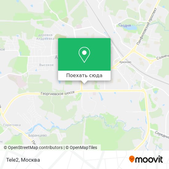 Карта Tele2