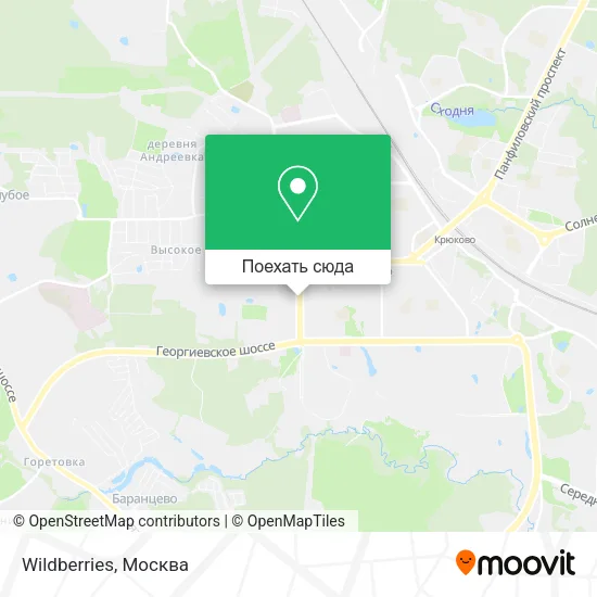 Карта Wildberries
