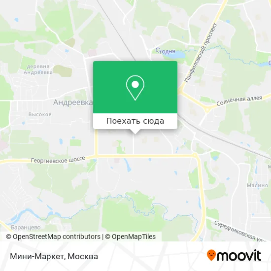 Карта Мини-Маркет