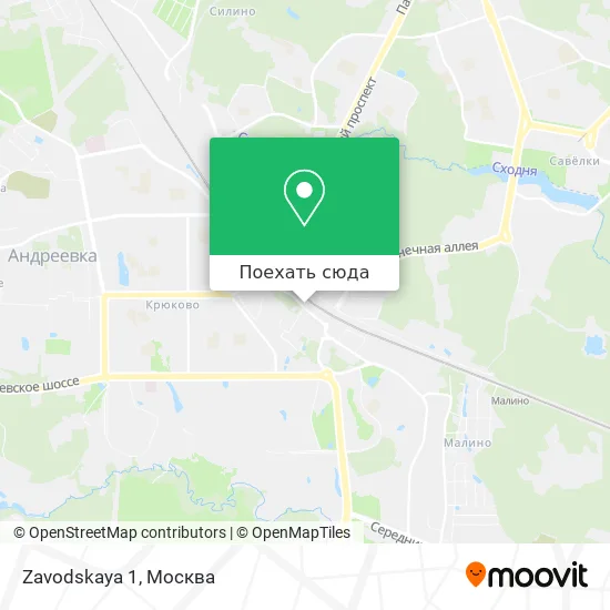 Карта Zavodskaya 1
