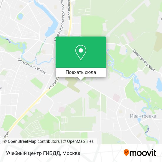 Карта Учебный центр ГИБДД
