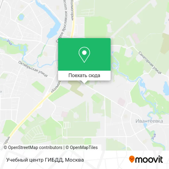 Карта Учебный центр ГИБДД