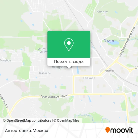 Карта Автостоянка