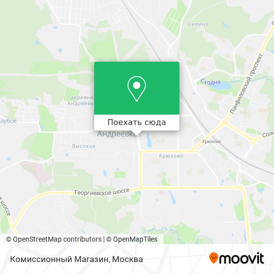 Карта Комиссионный Магазин