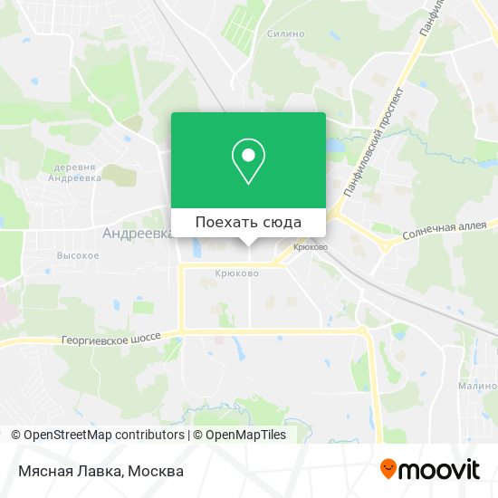Карта Мясная Лавка