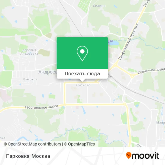 Карта Парковка