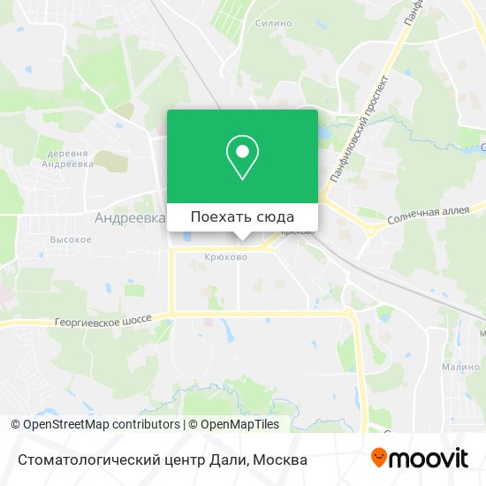 Карта Стоматологический центр Дали