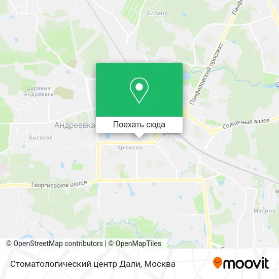 Карта Стоматологический центр Дали