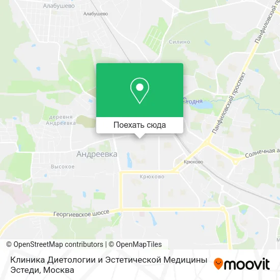 Карта Клиника Диетологии и Эстетической Медицины Эстеди