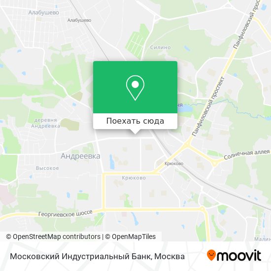 Карта Московский Индустриальный Банк
