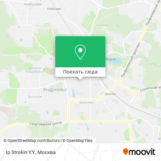 Карта Ip Strokin Y.Y.