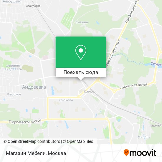 Карта Магазин Мебели