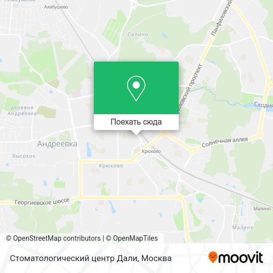 Карта Стоматологический центр Дали