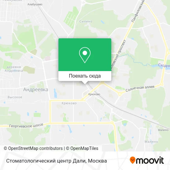 Карта Стоматологический центр Дали