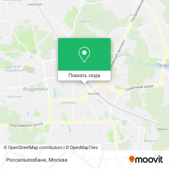 Карта Россельхозбанк