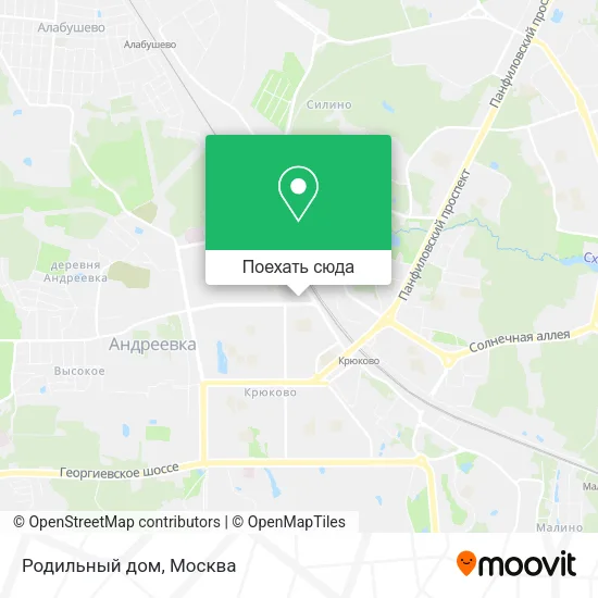 Карта Родильный дом