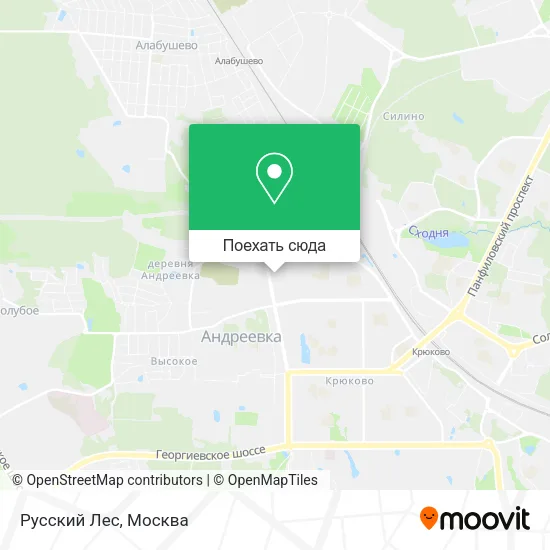 Карта Русский Лес